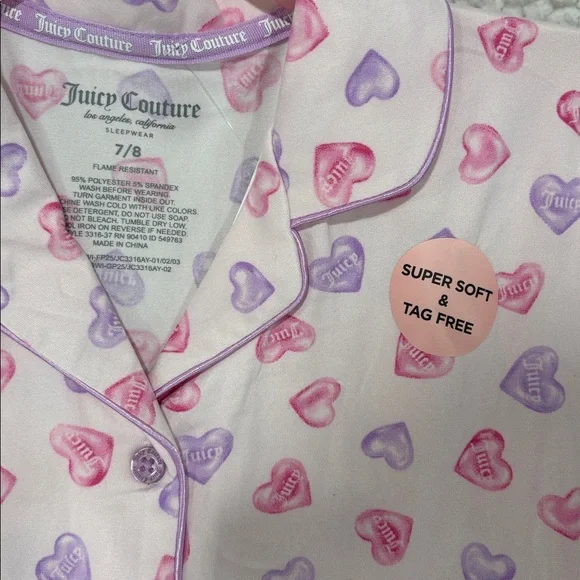 SOLD 💕🎀GIRLS JUICY COUTURE PJ SET💕 - Picture 4 of 7